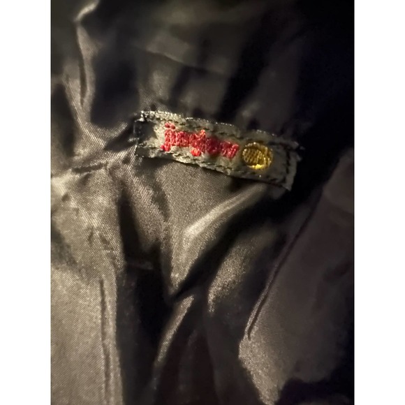 Vintage 32x30 Jinglers Black Genuine Leather Motorcycle Pant Touring Lace-Up - Picture 9 of 9
